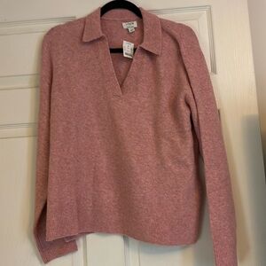 J crew pink sweater nwt